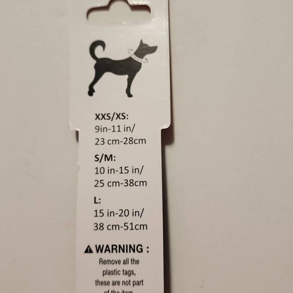 Fang-Tastic Halloween Pet Collar Size Small/Medium - Picture 5 of 5